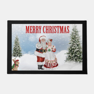 Weihnachts-Fußmatte mit Santa Claus Fußmatte