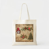 Weihnachts-Fussy Cutting Gnome Image Tragetasche (Vorne)