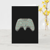 Weihnachts-Gamecontroller Karte (Gelbe Blume)
