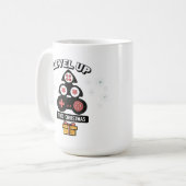 Weihnachts-Gamer-Controller Holiday Tree Design Kaffeetasse (Vorderseite Links)