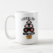 Weihnachts-Gamer-Controller Holiday Tree Design Kaffeetasse (Links)