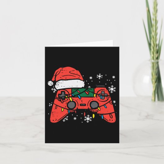 Weihnachts-Gamer-Controller Xmas Boys Kinder Jugen Karte (Vorderseite)