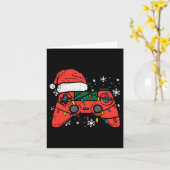 Weihnachts-Gamer-Controller Xmas Boys Kinder Jugen Karte (Gelbe Blume)