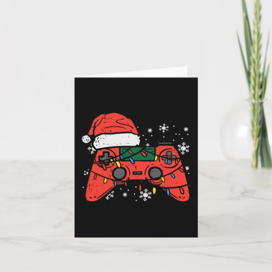 Weihnachts-Gamer-Controller Xmas Boys Kinder Jugen Karte (Vorderseite)