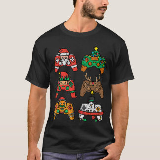 Weihnachts-Gamer-Controller Xmas Gaming Männer Jun T-Shirt