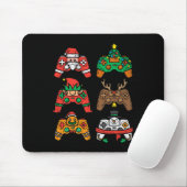 Weihnachts-Gamer-Controller Xmas Gaming Men Boys K Mousepad (Mit Mouse)