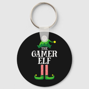 Weihnachts-Gamer Elf Matching Familiengruppe Chris Schlüsselanhänger