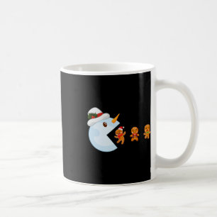 Weihnachts Gamer Funny Video Game Snowman Eat Ging Kaffeetasse