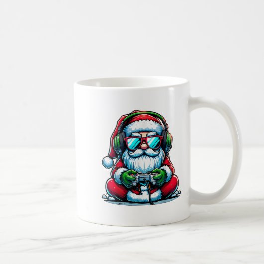 Weihnachts-Gamer-Jungs-Videospiel Weihnachten Weih Kaffeetasse (Rechts)
