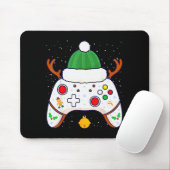 Weihnachts-Gamer-Videospiel-Controller Gamepad Mousepad (Mit Mouse)