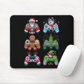 Weihnachts-Gaming-Controller Santa-Elf-Xmas-Christ Mousepad (Mit Mouse)
