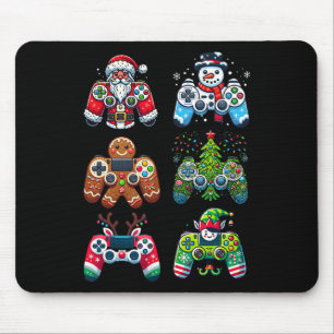 Weihnachts-Gaming-Controller Santa-Elf-Xmas-Christ Mousepad
