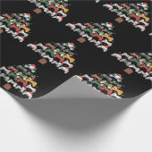 Weihnachts Gaming Tree Gamers Gamer Xmas Geschenke Geschenkpapier (Ecke)