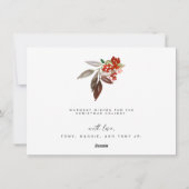 Weihnachts-Garland-Foto Ferienwohnung Feiertagskarte (Rückseite)