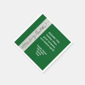 Weihnachts-Gastgeschenk Serviette (Ecke)