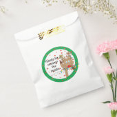 Weihnachts-Gastgeschenk-Tasche. "Rentier" personal Geschenktütchen (Versiegelt)