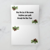 Weihnachts-Gazebo-Karte, frohe Weihnachten Horizon (Innenseite)