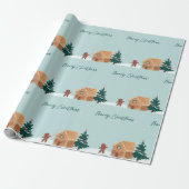 Weihnachts-Gebäck Geschenkpapier (Ungerollt)