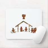 weihnachts-gebäck Krippenszene Mousepad (Mit Mouse)