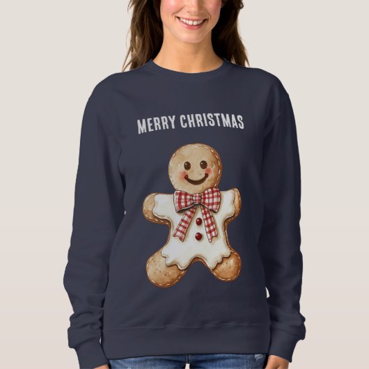 Weihnachts-Gebäck Sweatshirt (Vorderseite)