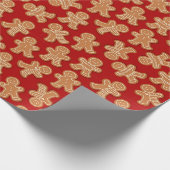 Weihnachts-Gebäckkekse Geschenkpapier (Ecke)