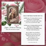 Weihnachts-Gebetskarte mit St. Thérèse und Pink Ch Platzkarte<br><div class="desc">Mit dieser eleganten Gebetskarte können Sie herzliche Weihnachtssegmente mit einem wunderschönen Bild von St. Thérèse, der kleinen Blume, vermitteln, umgeben von zarten, rosa Weihnachtsliedern und festlicher Vegetation. Die Karte beinhaltet ein aufmunterndes Gebet, um Glaube und Mut inspirieren, sowie eine besondere Fürsprache der Heiligen Thérèse, um Liebende zu führen und zu...</div>