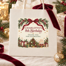 Weihnachts Geburtstag Burgund Schlinge Danke
