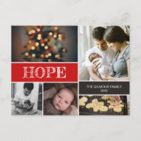 Weihnachts-Geburtstagsankündigung für Baby