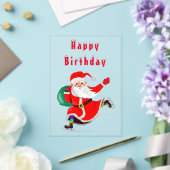 Weihnachts Geburtstagskarte Glückwunsch Weihnachte Acryleinladungen (In Situ (Hochzeit))