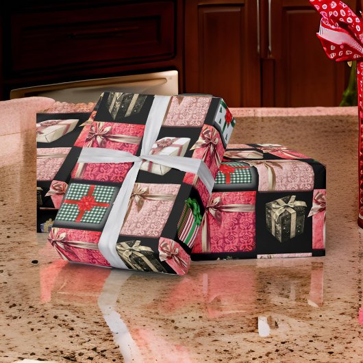 Weihnachts-Geburtstagskorrektur Geschenkpapier