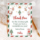 Weihnachts Geburtstagsparty Dankeschön Karte