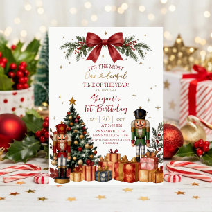 Weihnachts-Geburtstagsparty-Einladung   Nussknacke Einladung