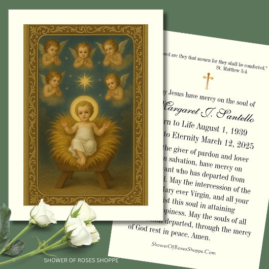 Weihnachts-Gedenkkarte Visitenkarte