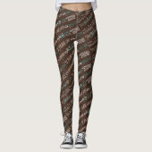 Weihnachts-Gedicht-Muster ID593 der Saison Leggings (Vorderseite)