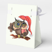 Weihnachts Gefallen Box Baby Owl mit Geschenk Geschenkschachtel (Rückseite)
