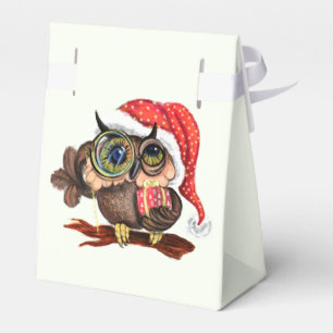 Weihnachts Gefallen Box Baby Owl mit Geschenk Geschenkschachtel