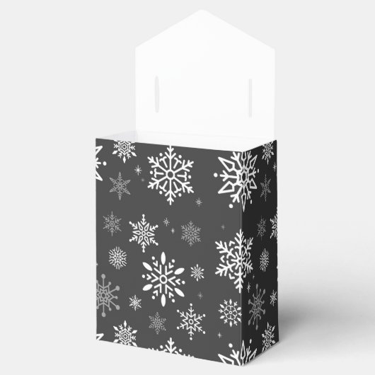 Weihnachts Gefälligkeitsbox Snowflakes Geschenkschachtel (Geöffnet)