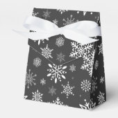 Weihnachts Gefälligkeitsbox Snowflakes Geschenkschachtel (Vorderseite)