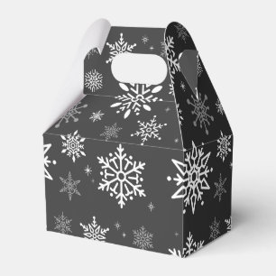 Weihnachts Gefälligkeitsbox Snowflakes Geschenkschachtel