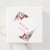 Weihnachts Gefälligkeitstags mit roten Beeren Geschenkanhänger (Beispiel)