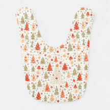 Weihnachts-gemustertes Baby-Bib