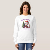 Weihnachts-gemütliche Weihnachtsbelohnungen Sweatshirt (Vorne ganz)