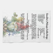 Weihnachts-Genom-Familienrezeptur Geschirrtuch (Horizontal)