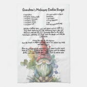 Weihnachts-Genom-Familienrezeptur Geschirrtuch (Vertikal)