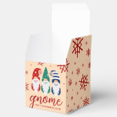 Weihnachts-Genom für die Feiertage Schneeflocken Geschenkschachtel (Geöffnet)