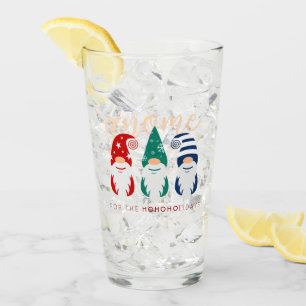 Weihnachts-Genom für die Feiertage Schneeflocken Glas