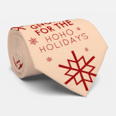 Weihnachts-Genom für die Feiertage Schneeflocken Krawatte (Gerollt)