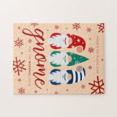 Weihnachts-Genom für die Feiertage Schneeflocken Puzzle (Horizontal)