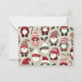 Weihnachts-Genom-Koordination "No Peeking"-Geschen Mitteilungskarte (Vorderseite)