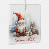 Weihnachts-Genom mit Fauna Keramikornament (Rechts)